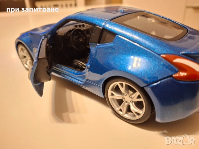 Nissan Skyline R34 GT-R , 1/24 Burago и Nissan 370 Z, 1/24  Maisto, снимка 17 - Колекции - 50533766