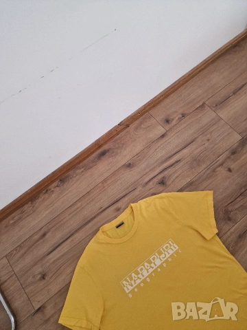 Страхотна мъжка тениска голям размер NAPAPIJRI размер 3XL, снимка 5 - Тениски - 53633484