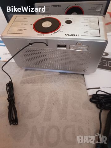 iTOMA CKS708 Радио будилник с Bluetooth високоговорител, FM радио НОВО, снимка 10 - Други - 46305346