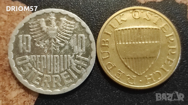 Монети Австрия - 2 бр. [1983-1985], снимка 2 - Нумизматика и бонистика - 53385637