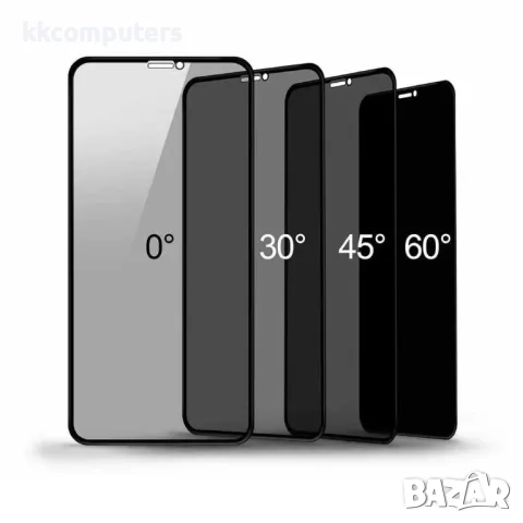 Стъклен screen protector Golden Armor Privacy за iPhone 16 Pro / 17 / 17 Pro 6.3 / Черен / Баркод : 