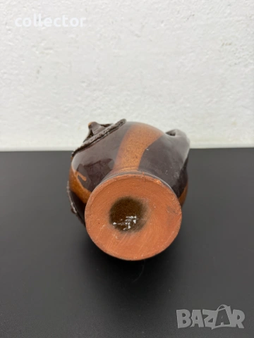 Стар керамичен крондир / бърдук / бърдуче. №7802, снимка 8 - Антикварни и старинни предмети - 53018046