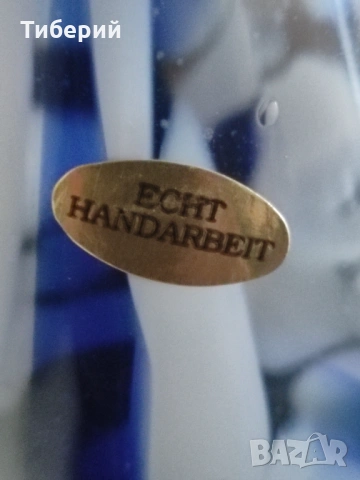 Стъклена ваза, снимка 5 - Вази - 54233060