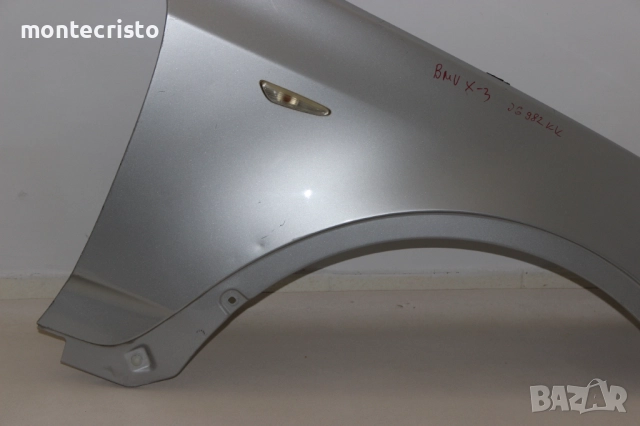 Десен калник BMW X3 E83 (2003-2010г.) с отвори за декоративна вежда / 41353405922, снимка 3 - Части - 52668563