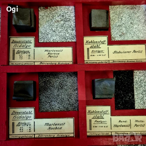 Оригинален немски учебен металографски комплект,JANUS, снимка 5 - Други машини и части - 53004827