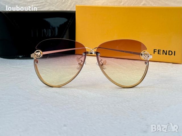 Fendi 2020 дамски слънчеви очила с лого, снимка 5 - Слънчеви и диоптрични очила - 45255892