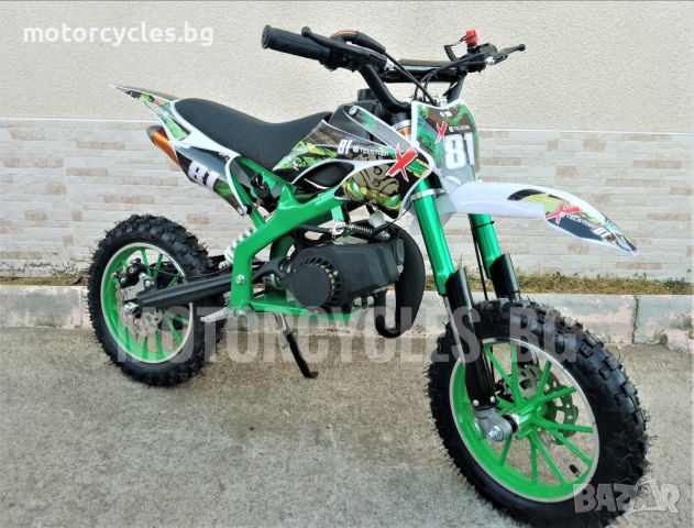 Kawasaki ДЕТСКИ КРОСОВ МОТОР 49cc. NEW 2024г, снимка 2 - Мотоциклети и мототехника - 45749201