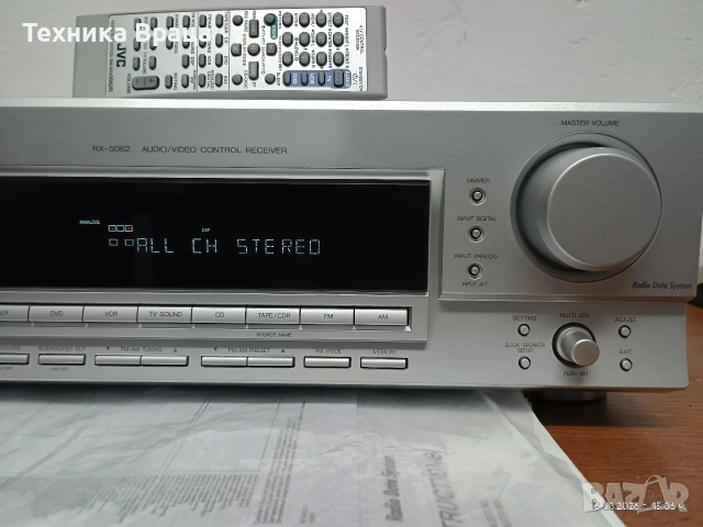 5 канален ресивър (усилвател) JVC RX-5062 S. ПЕРФЕКТЕН! , снимка 4 - Ресийвъри, усилватели, смесителни пултове - 53892483