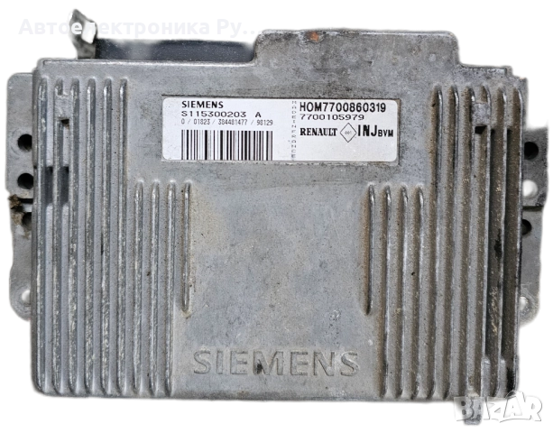 компютър RENAULT MEGANE SCENIC 1.6 SIEMENS, S115300203A, S115300203 A, 115300203, HOM7700860319
