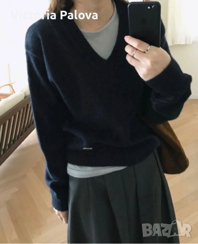 Ексклузивен UNISEX пуловер ESSENTIEL ANTWERP , снимка 12 - Пуловери - 52262831