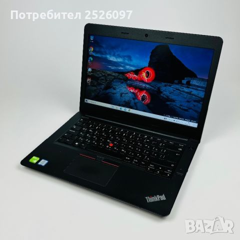 Lenovo ThinkPad E470 FHD IPS/i7-7500U/NVIDIA GeForce 940MX/256GB SSD, снимка 4 - Лаптопи за работа - 46270461