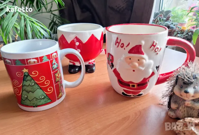 Коледна чаша 3 броя и други чаши , снимка 2 - Чаши - 49805027