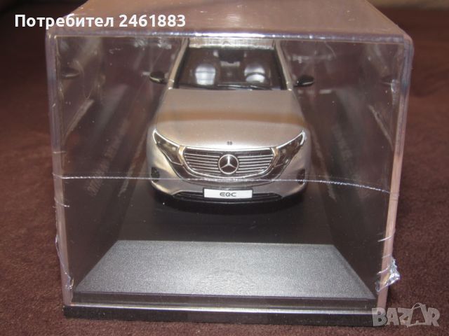 1/43 Spark дилърски модел B66963754 Mercedes EQC - SUV - N293. Нов, снимка 3 - Колекции - 46497856