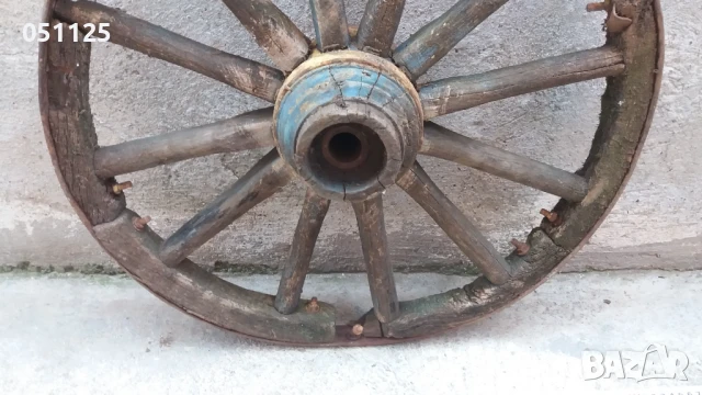 старо масивно колело от каруца, снимка 5 - Антикварни и старинни предмети - 50596577