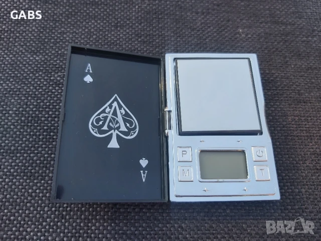 Професионална мини електронна везна тесте карти от 0.01 до 200г, снимка 4 - Електронни везни - 50672462