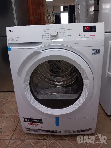 Чисто нова сушилня с термопомпа АЕГ Aeg Series 8000 A+++ 8кг 2 години гаранция!