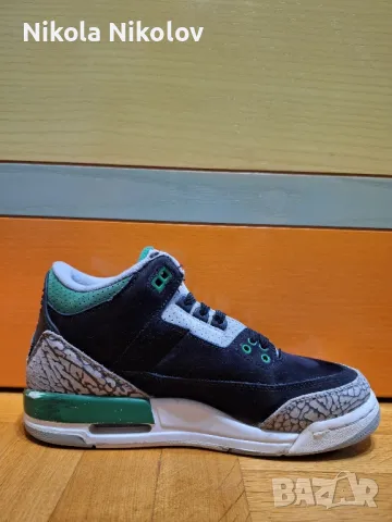 Jordan 3 Retro Pine Green, снимка 3 - Маратонки - 49453805