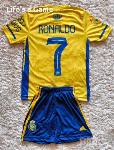 НОВО!! Детско - юношески футболен екип Ал Насър Роналдо Al Nassr Ronaldo , снимка 2 - Детски комплекти - 45428818