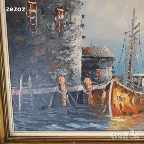 Авторска картина масло върху платно, снимка 5 - Картини - 52127534