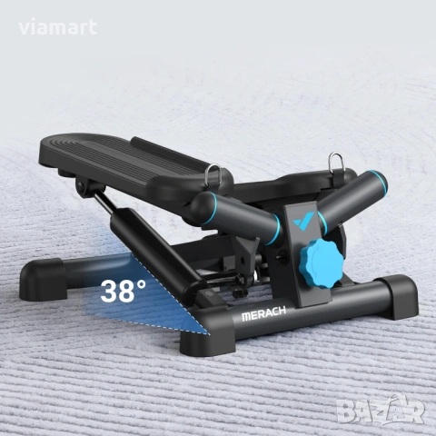 Туист степер MERACH MR-2354 с ластици, LCD монитор, Twist движение, снимка 2 - Фитнес уреди - 53664095
