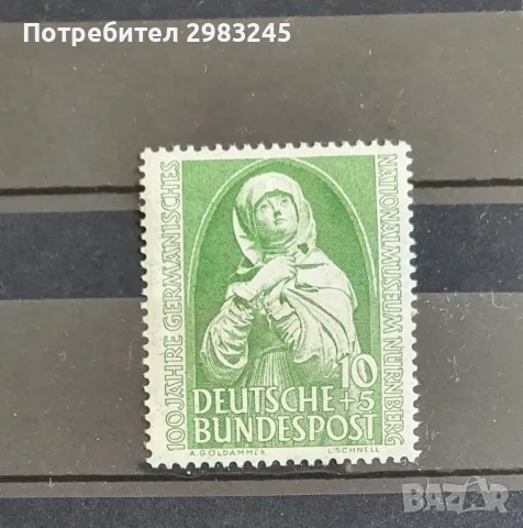 Германия 1952, снимка 1 - Филателия - 47166139