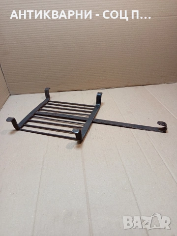 Соц Стара Ръчно Изработена Скара За Печене На Месо. НОМЕР 1707., снимка 4 - Антикварни и старинни предмети - 53818488