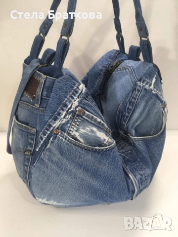 Дамски дънкови раници и чанти , снимка 18 - Раници - 36947320