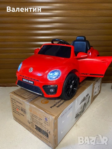 Детска радиоуправляема количка VW Beetle, снимка 4 - Електрически играчки - 53745486