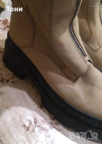 Нови Дамски Високи Боти Изцяло от Естествена Кожа 40, снимка 18 - Дамски боти - 52667750
