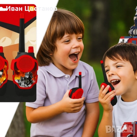 Детски уоки - токи комплект Fire Rescue