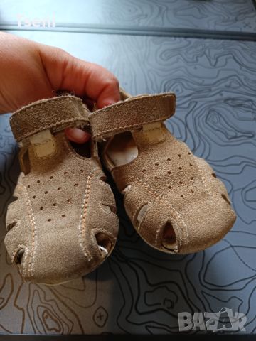 Бебешки сандали от естествена кожа , снимка 2 - Детски сандали и чехли - 45667894