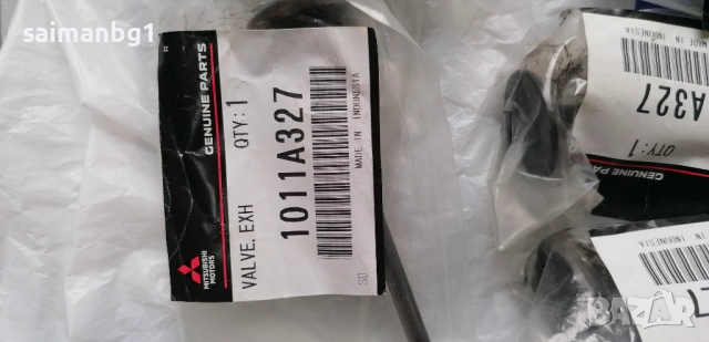  ИЗПУСКАТЕЛЕНИ КЛАПАНИ 8 бр Mitsubishi ASX 1.6 MIVEC 117 коня бензин