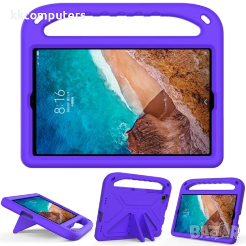 Xiaomi Mi Pad 4 Plus / Samsung Galaxy Tab A 10.1 2019 EVA Удароустойчив Калъф с Удобна Дръжка и Стой, снимка 5 - Калъфи, кейсове - 51125626