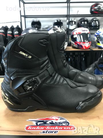 Мото ботуши боти Обувки за мотоциклети Alpinestars SMX-3,46,като нови, снимка 2 - Аксесоари и консумативи - 46060656