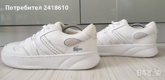 Lacoste Leather Sneakers Mens Size 40.5 /- 26см UK 7 US 9 ОРИГИНАЛ! Мъжки сникърси! Ест. кожа., снимка 7 - Кецове - 45636579