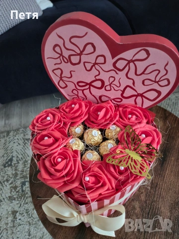 Подаръчни кутии и букети за 8 март или рожден ден, снимка 12 - Други - 53266654