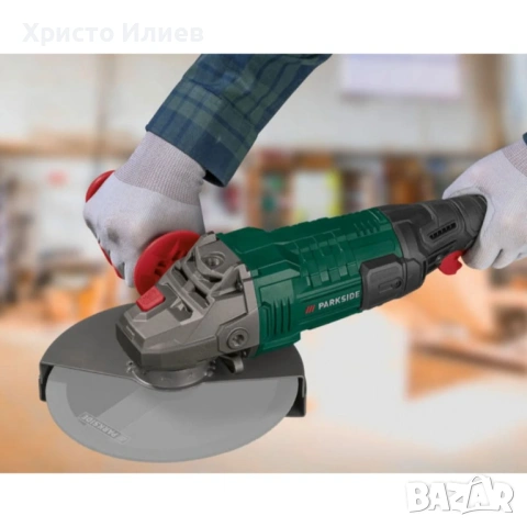 Ъглошлайф PARKSIDE PWS 230 D4 2000 W 230мм, снимка 7 - Други инструменти - 53796260