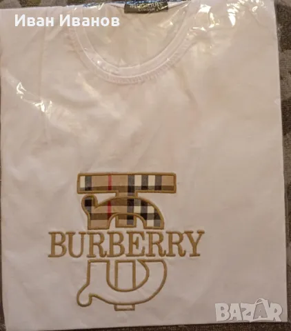 Чисто нова оригинална дамска тениска Burberry - размер С, снимка 2 - Тениски - 46973234