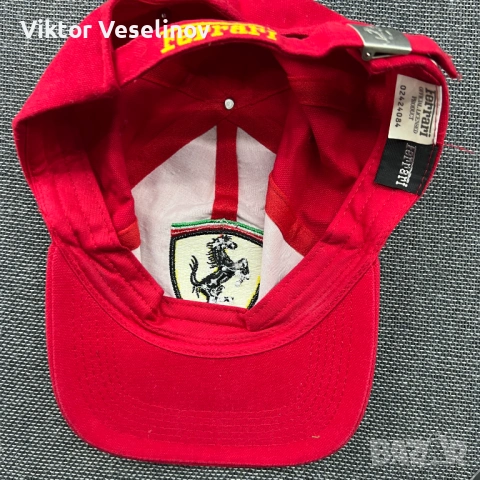 Vintage 1999 Ferrari Cap Шапка с Козирка Ферари 90-те Ретро, снимка 3 - Шапки - 54291043