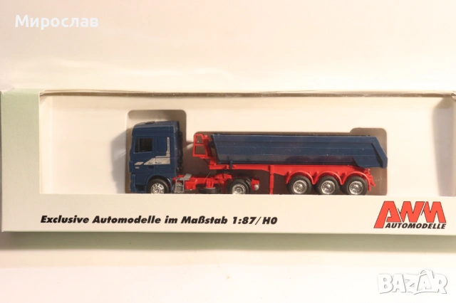 AWM H0 1/87 DAF XF САМОСВАЛ KАМИОН МОДЕЛ TIR ГОНДОЛА