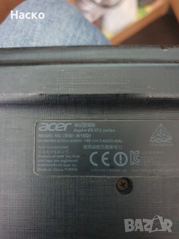 Лаптоп Acer Aspire E5-573 N15Q1 за части , снимка 6 - Лаптопи за дома - 45352287