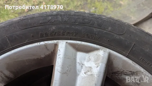 джанти с гуми 17" 5x100 и 5х114 алуминиеви за tibeca,outback,forester, снимка 4 - Гуми и джанти - 48509440