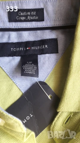 Tommy Hilfiger мъжка тениска с яка  НОВА, снимка 3 - Тениски - 50826856