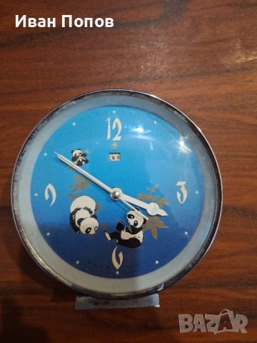 Анимиран, будилник механичен-Китай, работи точно