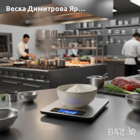 Кухненска електронна везна Luigi Ferrero Prima FR-110I – инокс платформа, 10kg, точност до 1g, снимка 4 - Други стоки за дома - 52529871