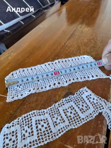 Стара дантела #23, снимка 6 - Антикварни и старинни предмети - 50130920