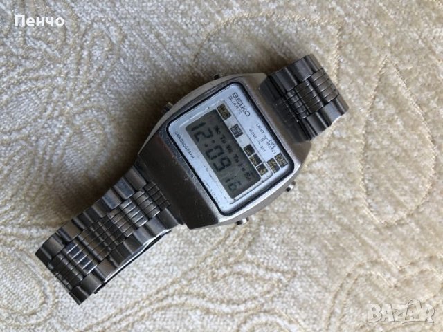 ретро LCD "SEIKO" CHRONOGRAPH - A129 - 5000 - JAPAN - 1970/78г., снимка 2 - Антикварни и старинни предмети - 46005866