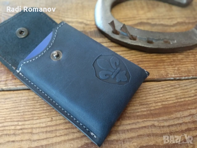 Джобен мъжки кожен портфейл , снимка 6 - Портфейли, портмонета - 50941213
