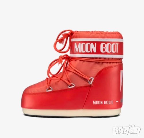 Ботуши / апрески Moon Boot MOON BOOT CLASSIC LOW 2 цвят CORAL размер 39 -41, снимка 4 - Дамски апрески - 52879394