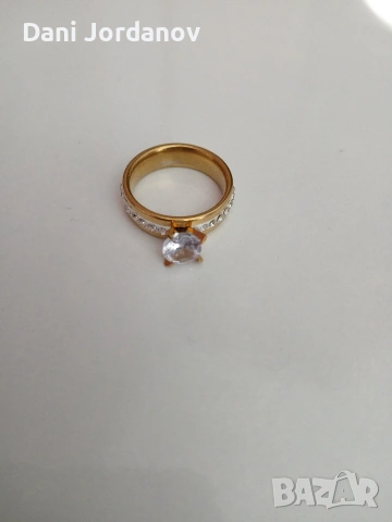 Позлатени пръстени , снимка 4 - Пръстени - 54225419